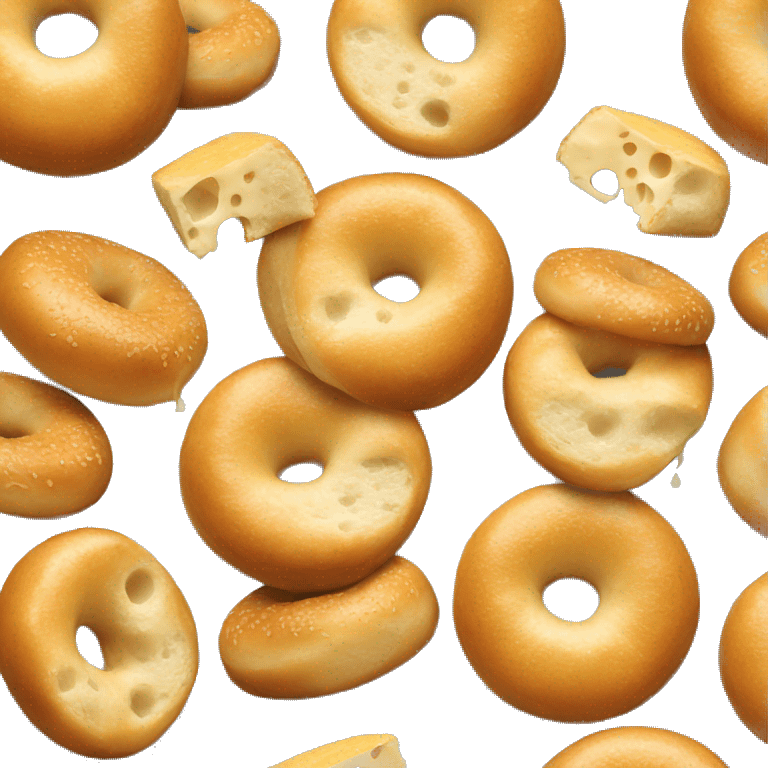 Cheese bagel emoji