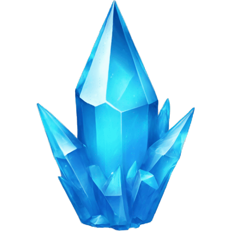 blue crystal spikes on both shoulders emoji