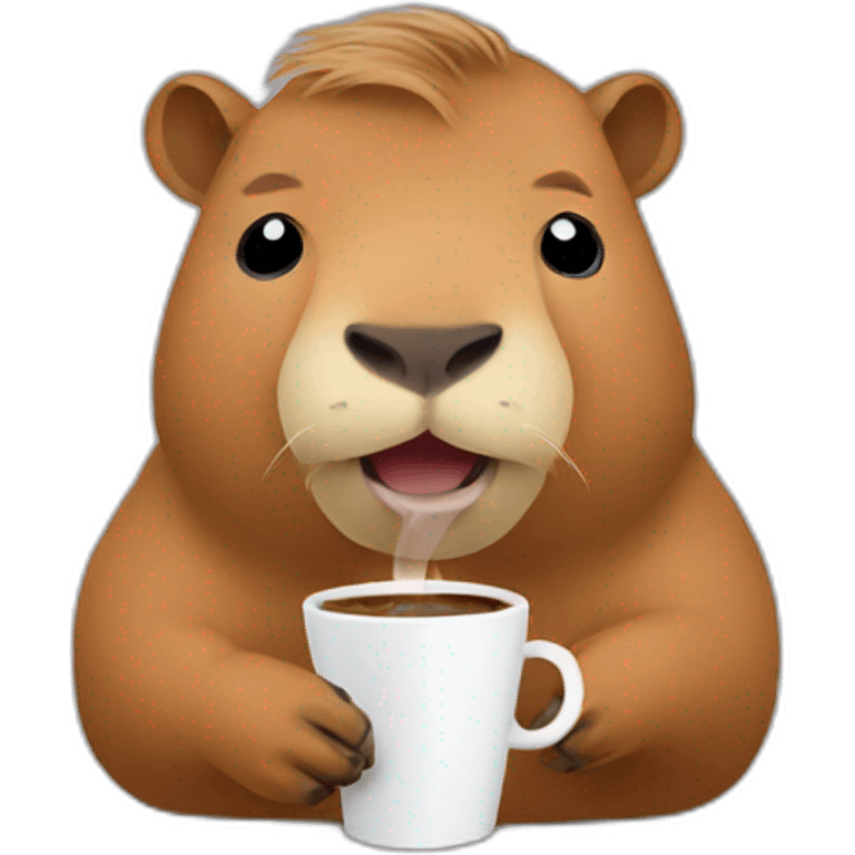 capybara-drinking-coffee emoji