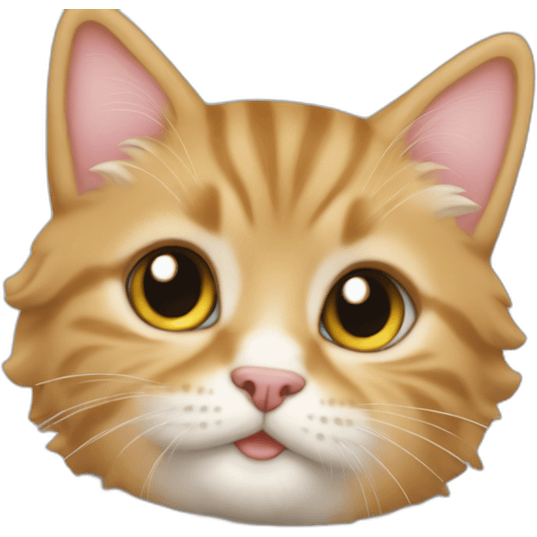 chaton sur un chien emoji