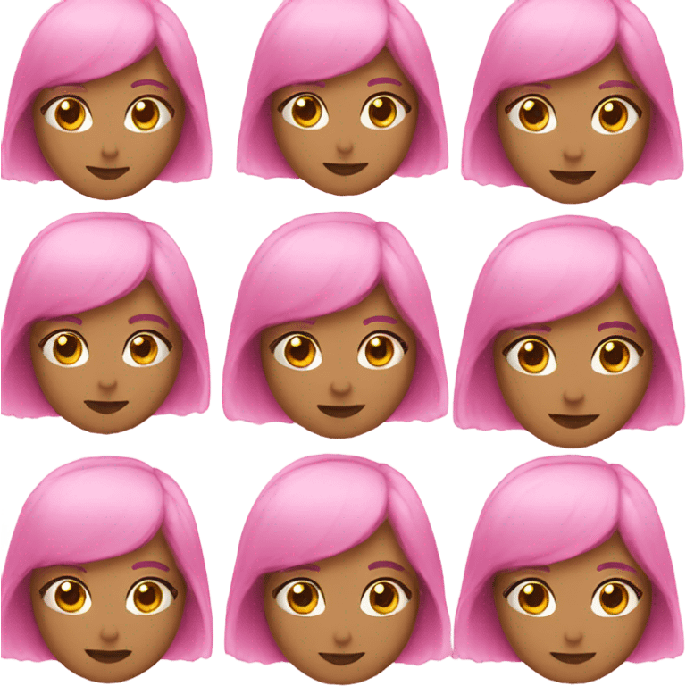 Pink emoji