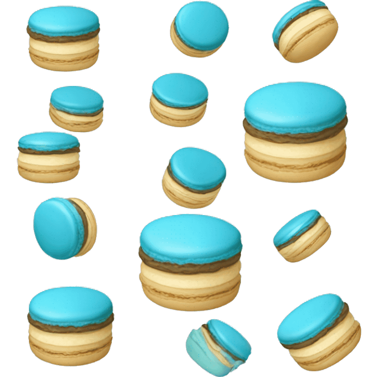 Macaroon blue  emoji