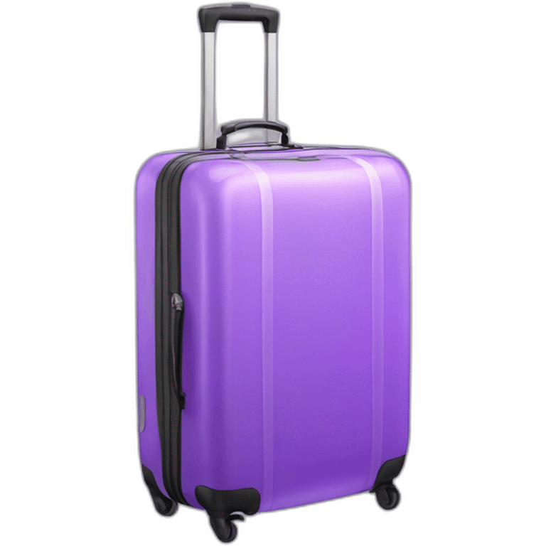 luggage purple transparent see-through emoji