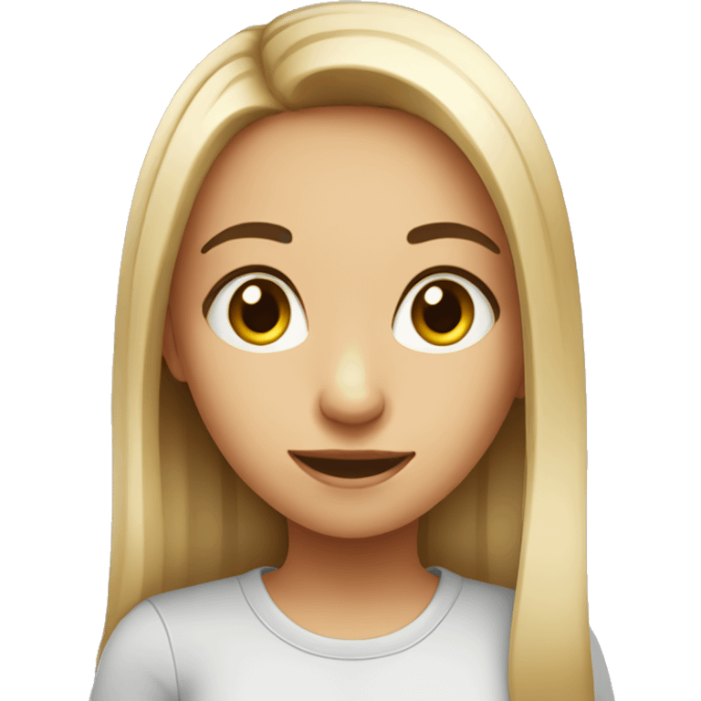 Cute girl  emoji