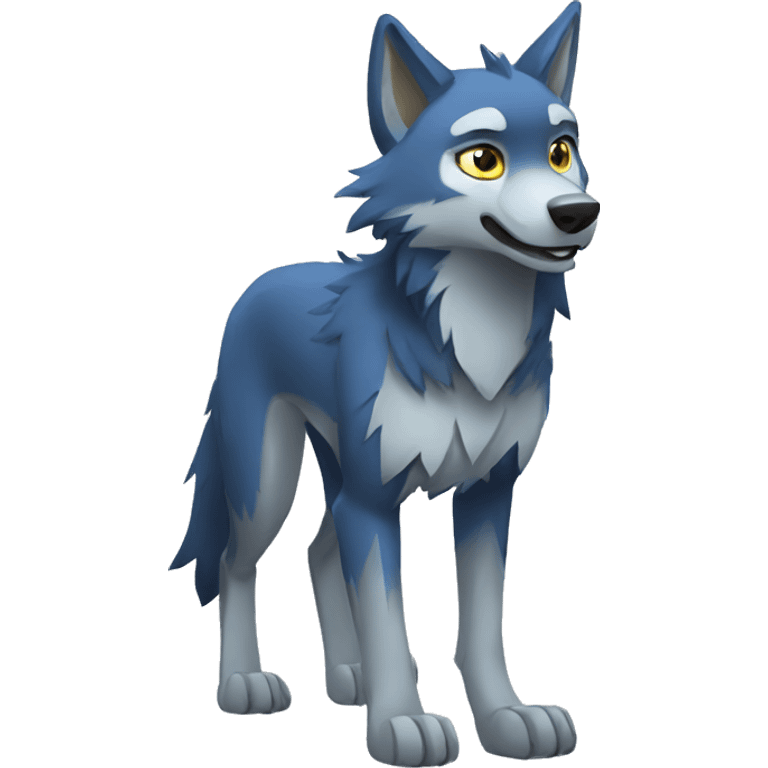 Animal-Jam-Wolf full body emoji