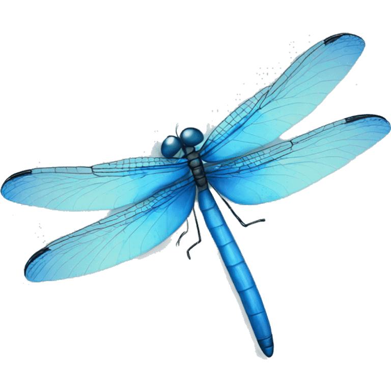 Blue dragonfly  emoji