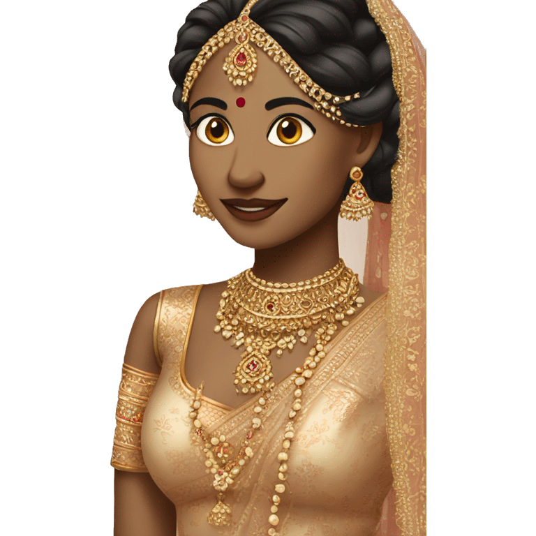 indian bride fair complexion emoji