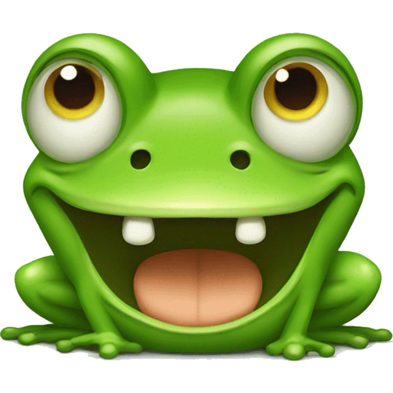 Angry frog emoji