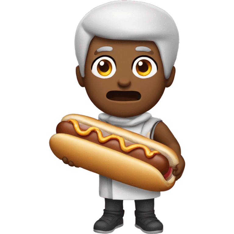 Gog eating hotdog emoji