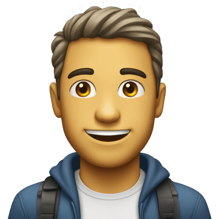 Quero a misturado emoji feliz com decepção  emoji