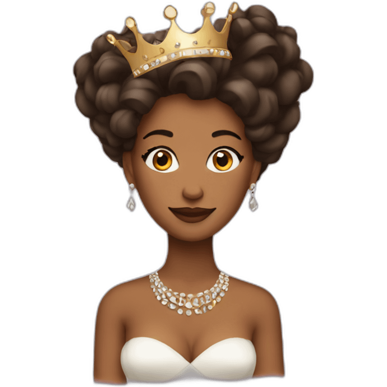 a fabulous queen emoji