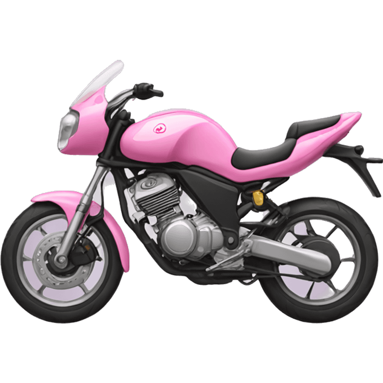 Pink motorbike  emoji