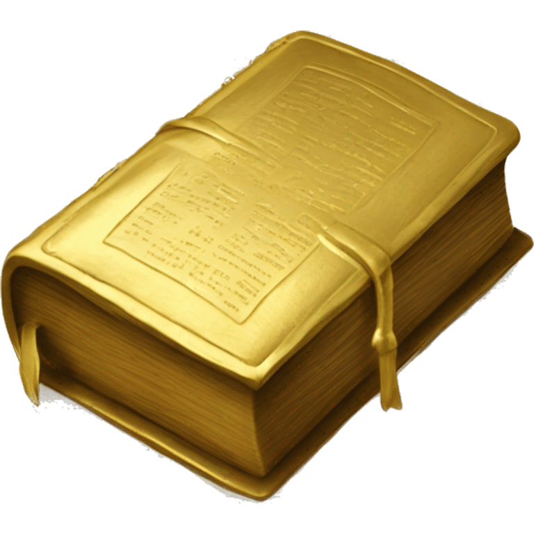 Gold bible emoji