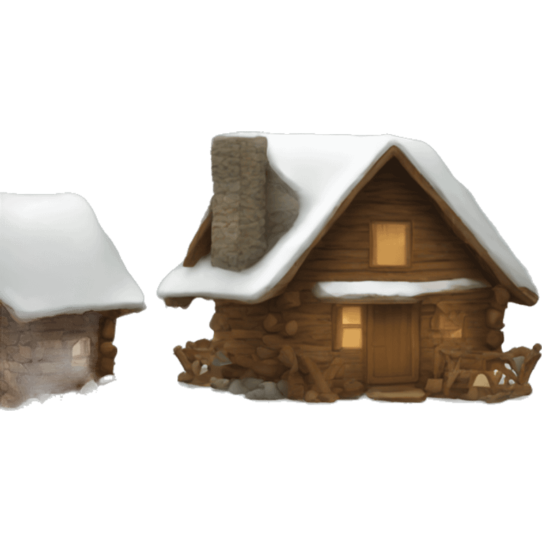 Cozy cabin emoji