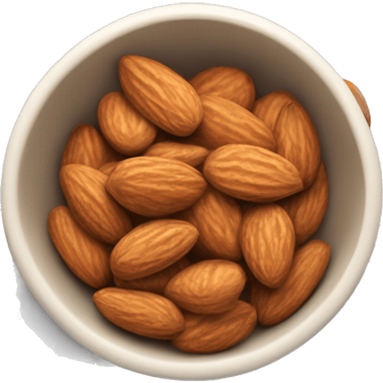 Bowl of almonds emoji