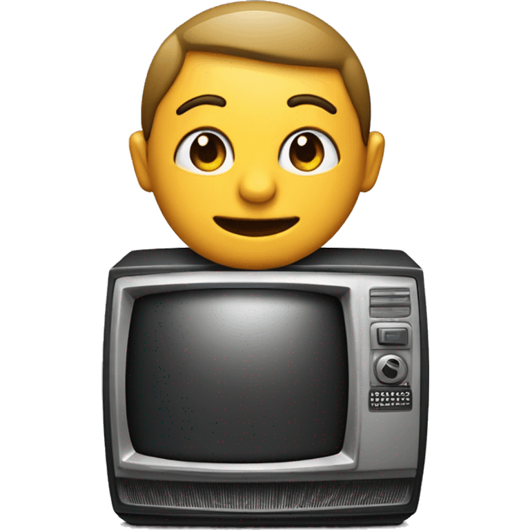 dinero con un televisor emoji