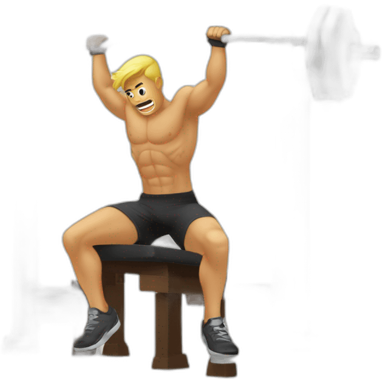 bar for bench press emoji