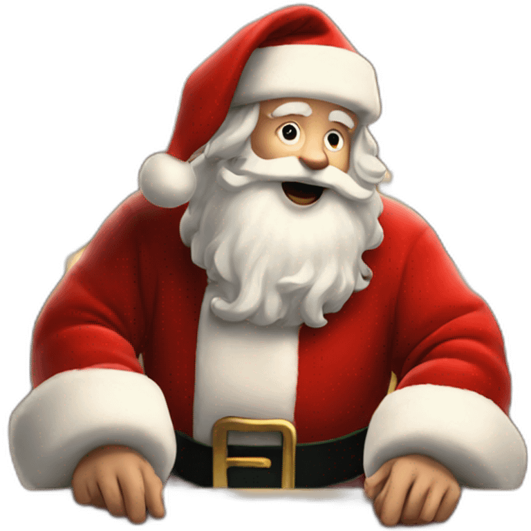 father christmas gambling emoji