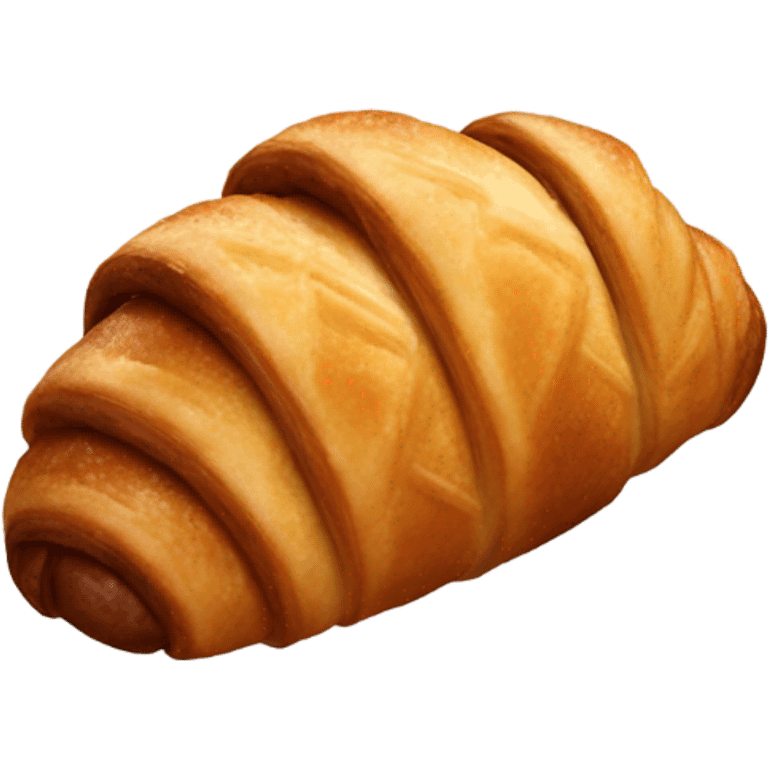 Chocolate croissant emoji