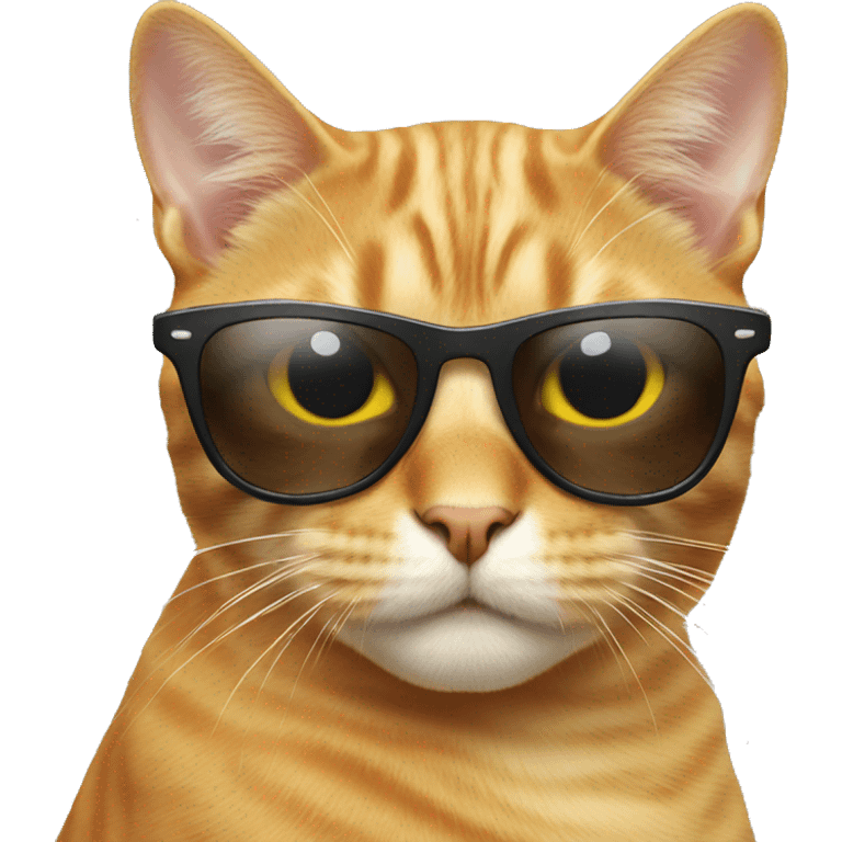 cat wearing sunglass emoji