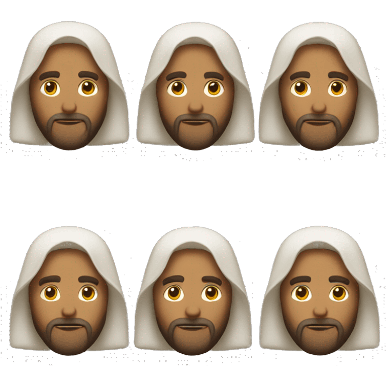 Five-head jesus emoji