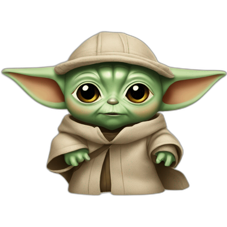 BUSINESS BABY YODA emoji