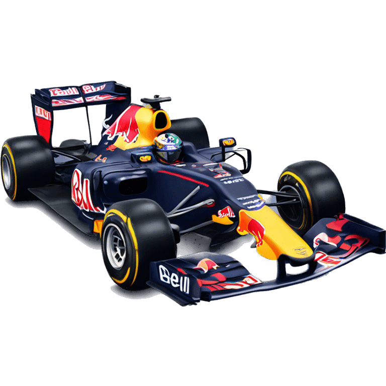 formula 1 car red bull livery  emoji