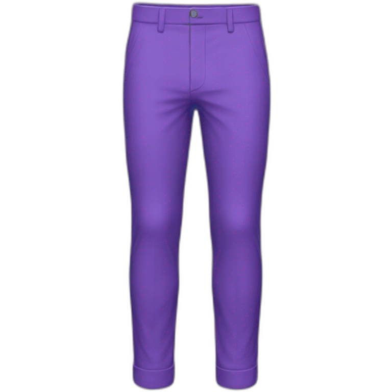 Purple pair of mens y-front pants emoji