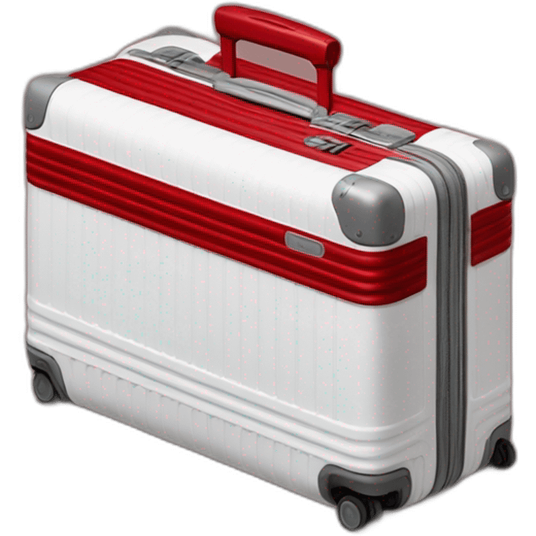 Rimowa red cabin emoji