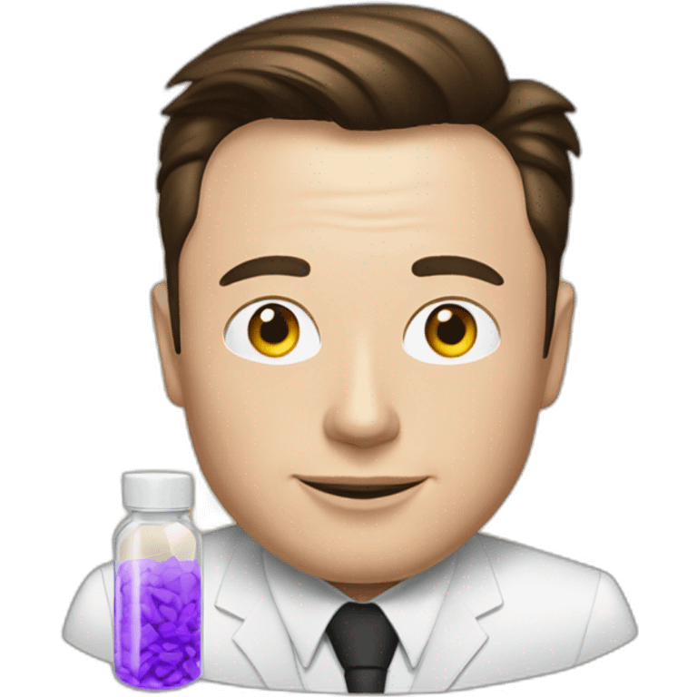 elon musk doing drugs, for educational purposes only, inclusiveness and positive, LGTBQ+ emoji