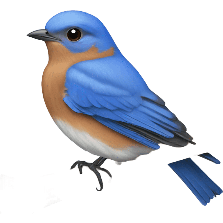 Eastern bluebird emoji