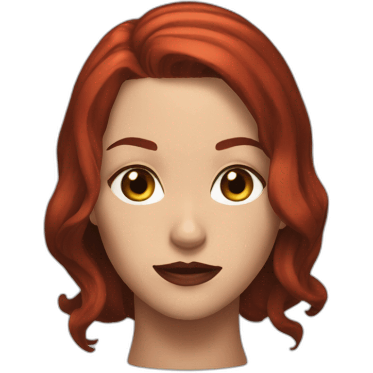 head Black Widow marvel emoji