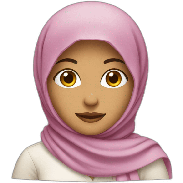 Arab woman in headscarf emoji