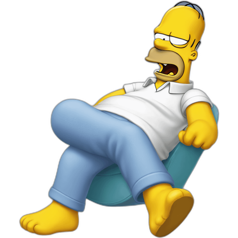 Homer simpson grince des dent emoji