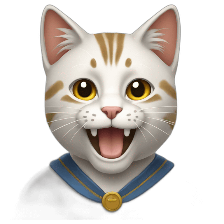 Saludo de gato emoji