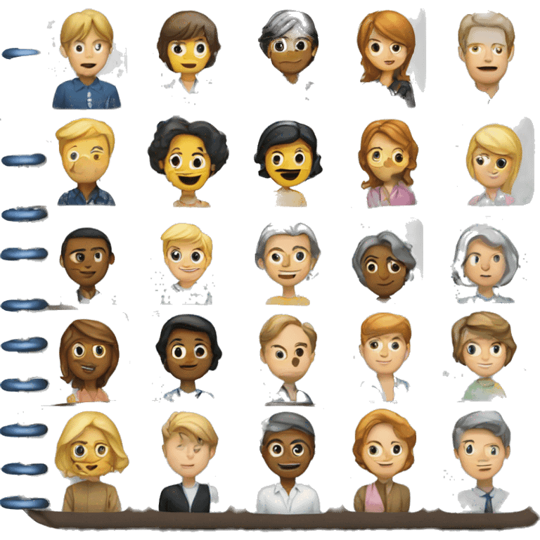 Directory of contact  emoji