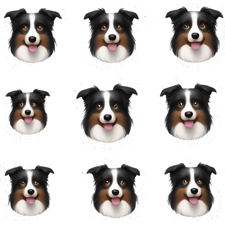 border collie dog emoji