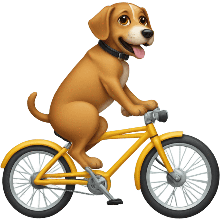 dog on a bike  emoji