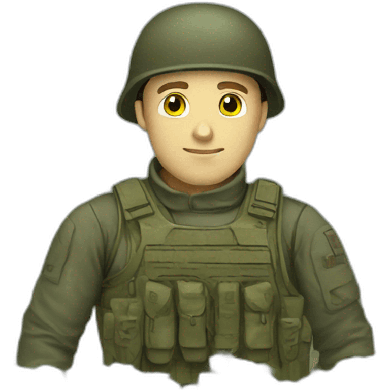 ukraine's soilder emoji