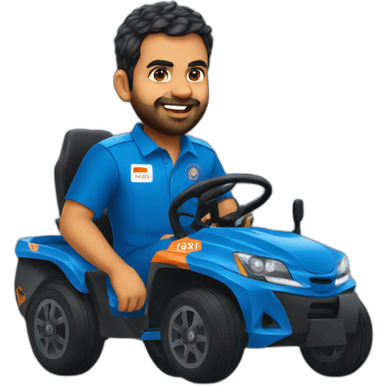 rohit sharma as driver emoji