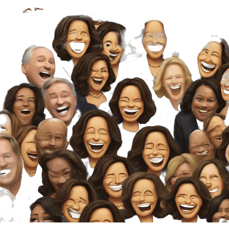 Kamala Harris laughing hilarious! emoji