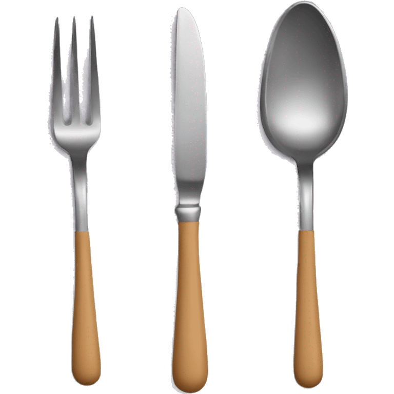 fork spoon and knife emoji