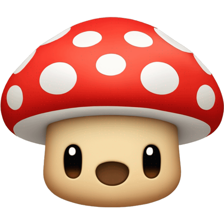 Mario-style Mushroom Teddy-Bear emoji