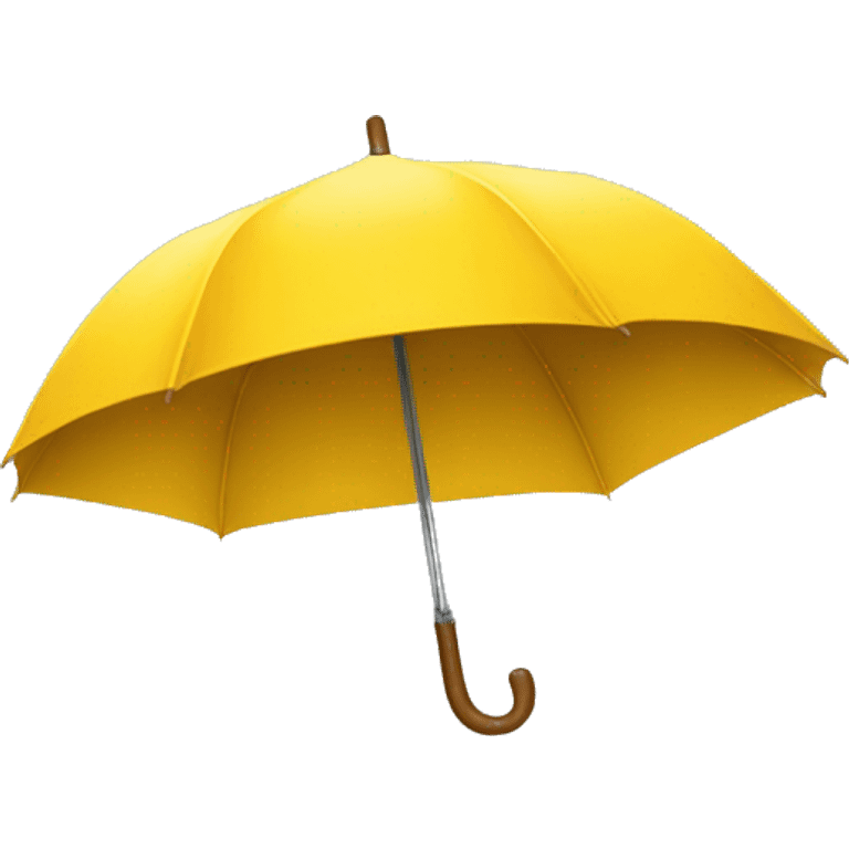 Guarda chuva amarelo  emoji