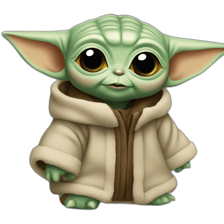 baby yoda sujetando una camara emoji