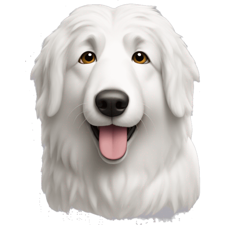 White tatra sheepdog emoji