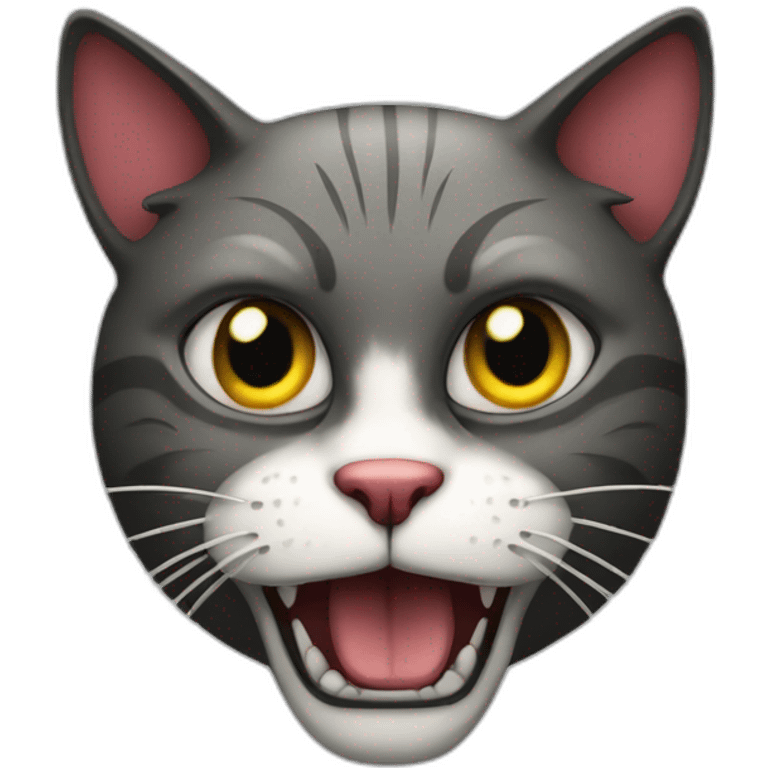 Evil cat emoji