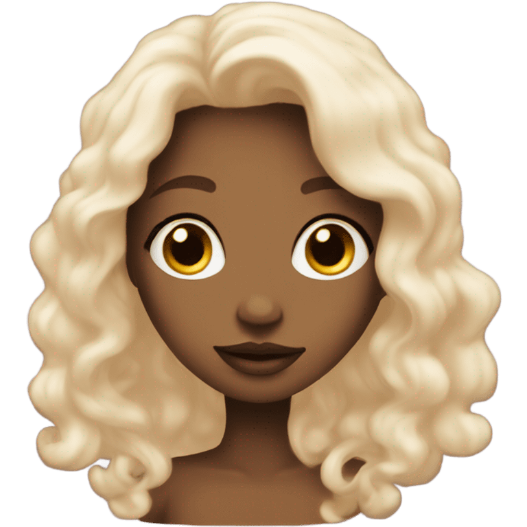 Dreamy girl emoji