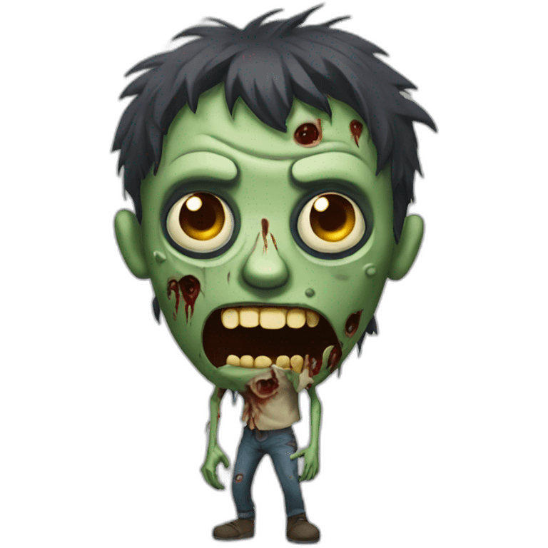 a zombie emoji