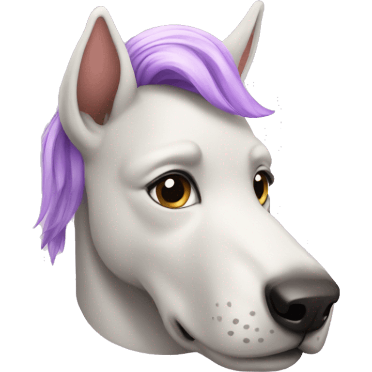 Perro unicornio emoji